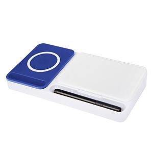 Desk Organizer With Wireless Charger  Dry Erase Board