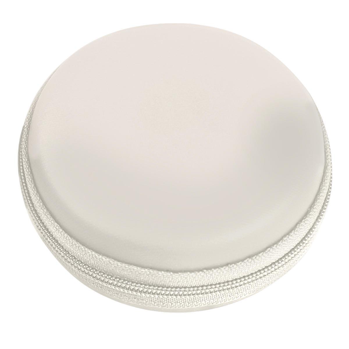 Round zippered electronics travel case Inkmule