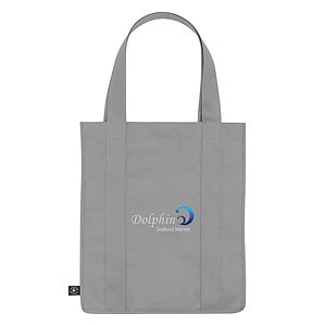 Non-Woven Shopper Tote Bag With 100% RPET Material