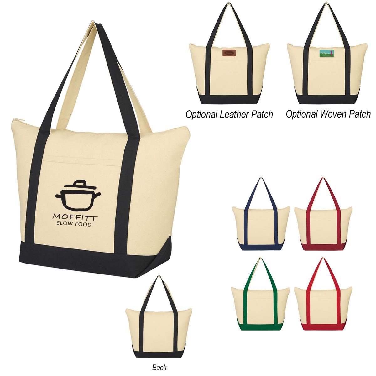 Folksy Cotton Tote Bag