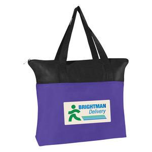Non-Woven Zippered Recycled Tote Bag
