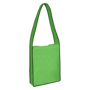 Non-Woven Messenger Tote Bag With Hook And Loop Closure