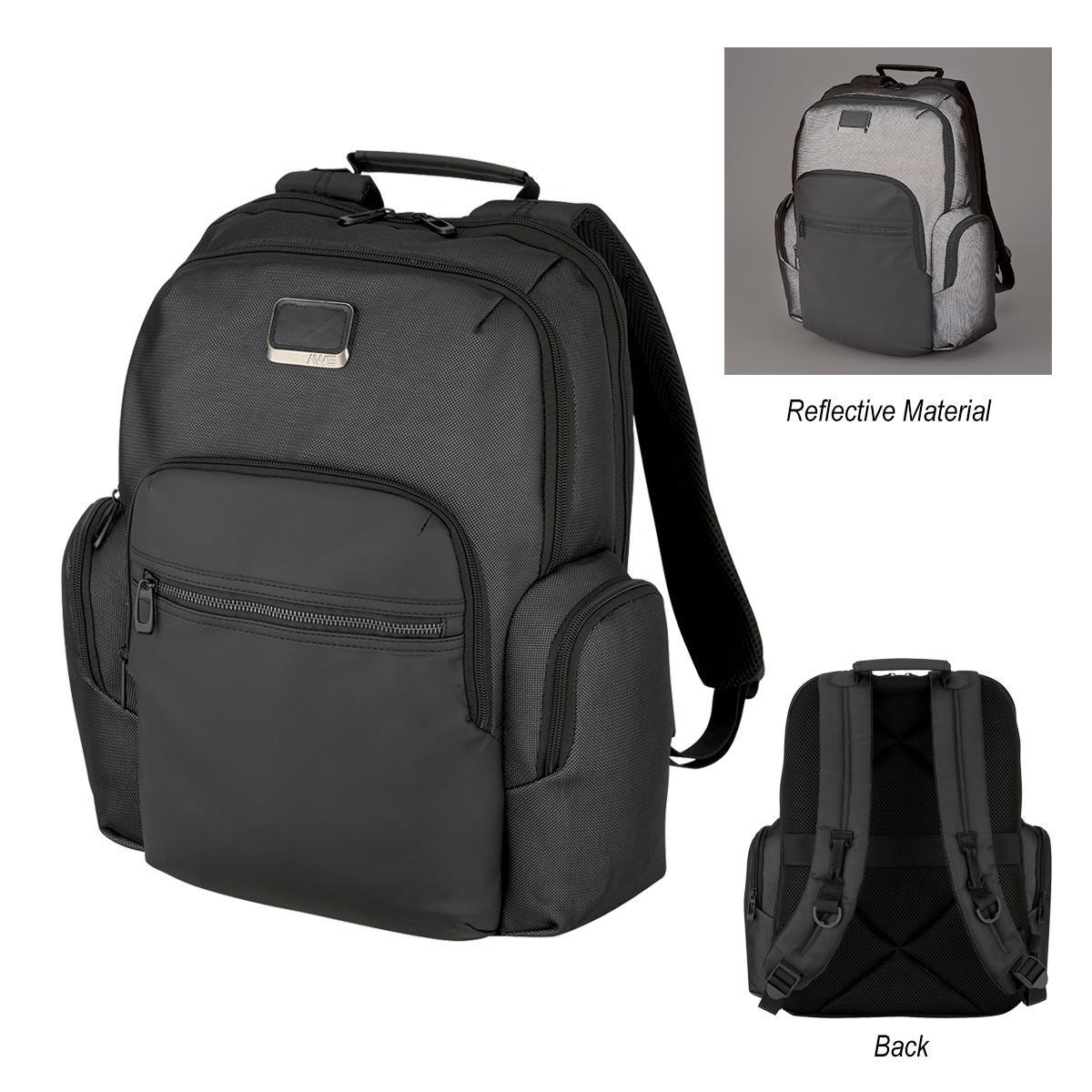 backpack with reflective material