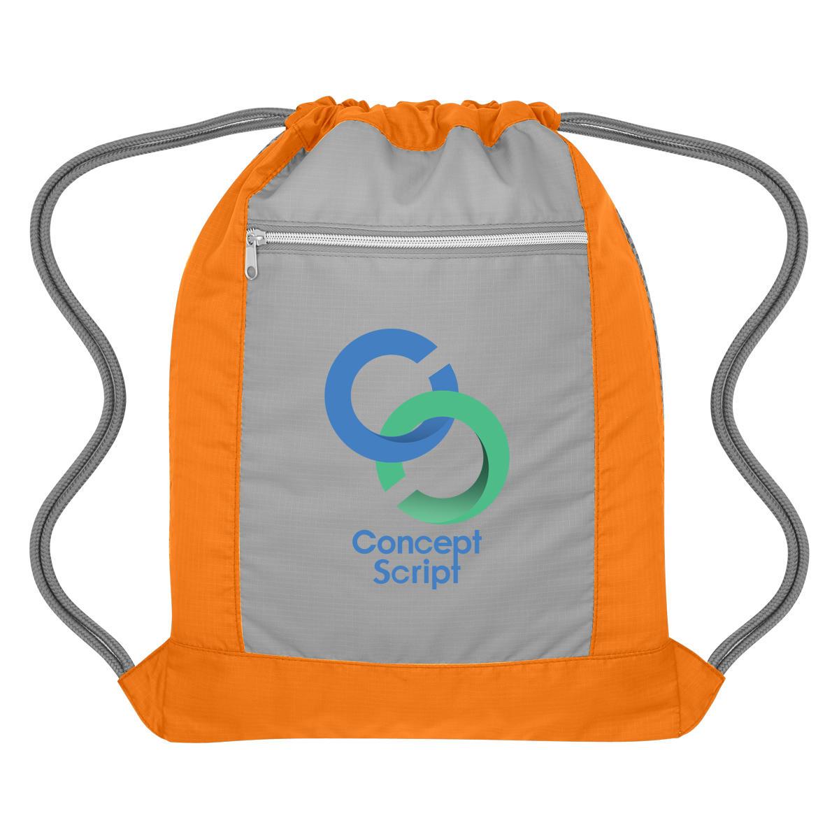 Flip side drawstring sports bag Corporate Specialties