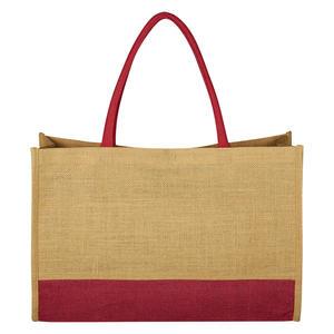 Jute Box Tote Bag