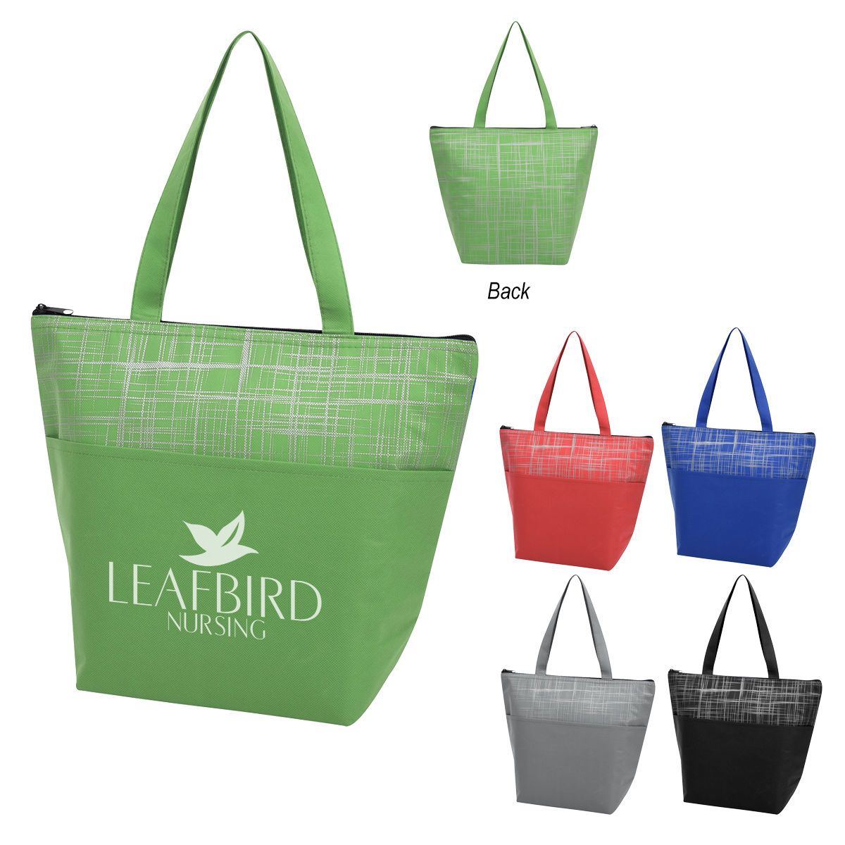 Crosshatch Non-Woven Cooler Bag