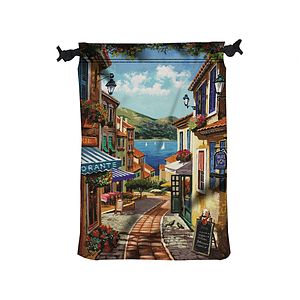 11 W X 16 H Polyester Drawstring Bag