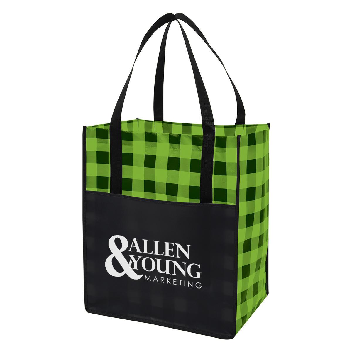 Northwoods Laminated Non-Woven Recycled Tote Bag