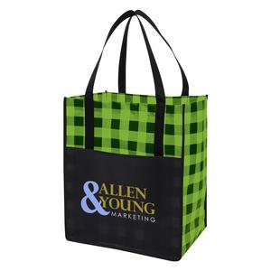 Northwoods Laminated Non-Woven Recycled Tote Bag