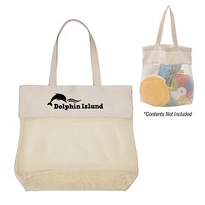 Carlisle Cotton Mesh Tote Bag