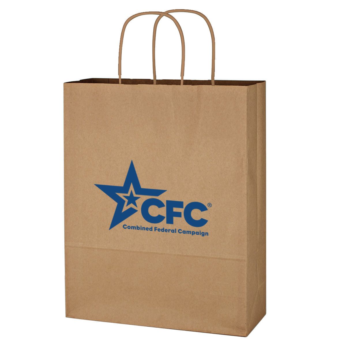 Kraft Paper Brown Shopping Bag - 10 x 13