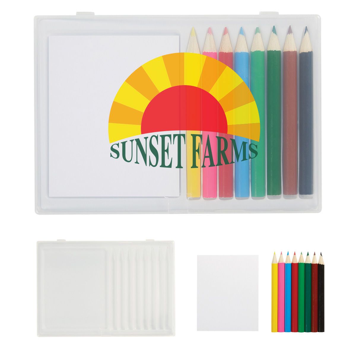 8-Piece Colored Pencil Art Set In Case 