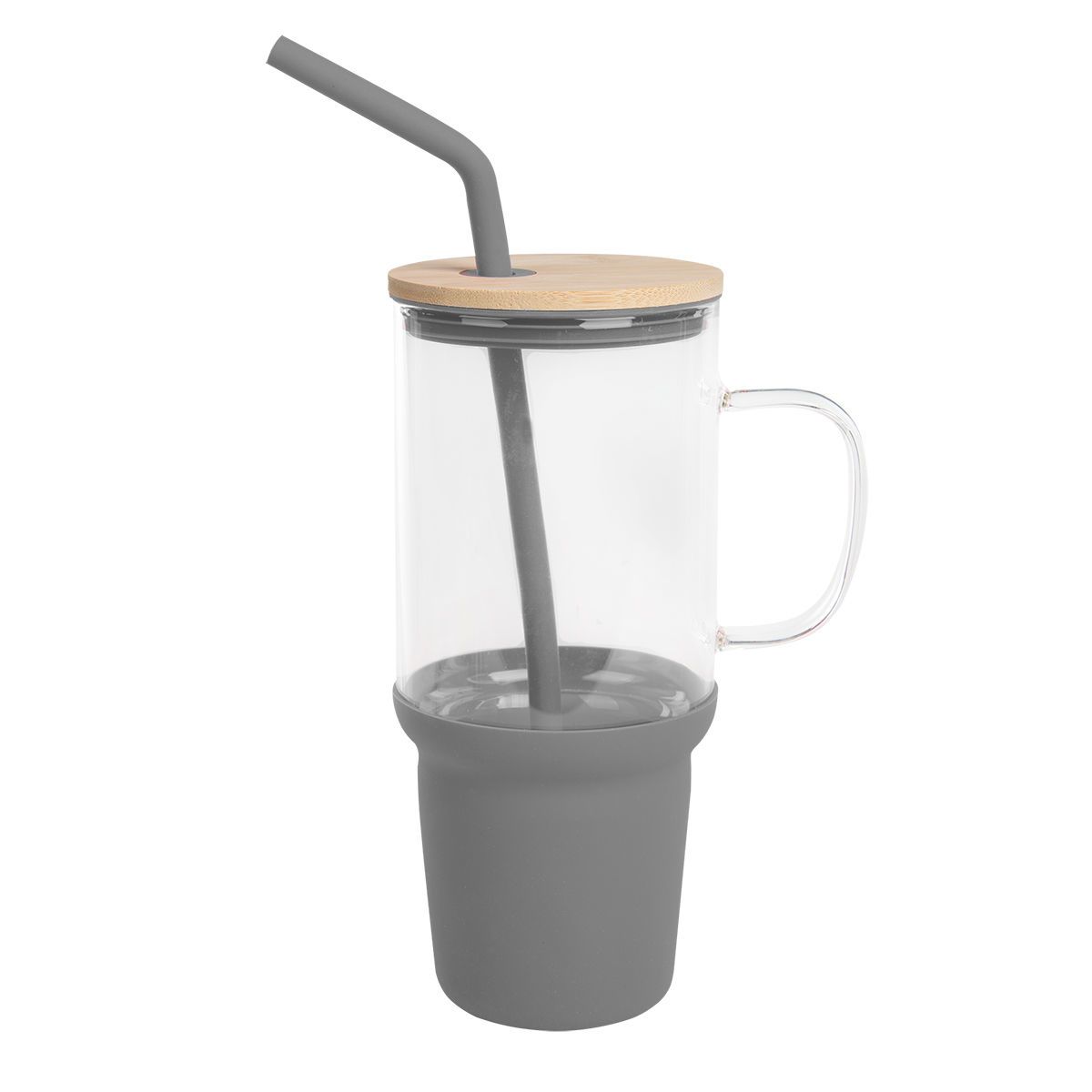 32 Oz. Evelyn Glass Tumbler With Handle