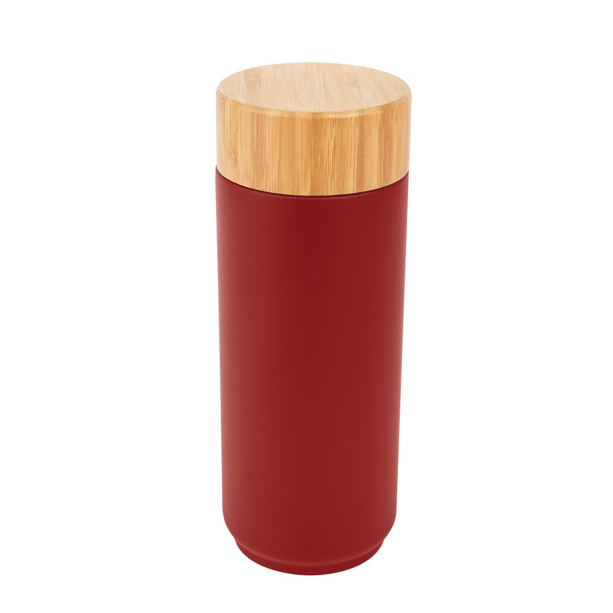 16 Oz. Stainless Steel Lexington Bottle With Bamboo Lid