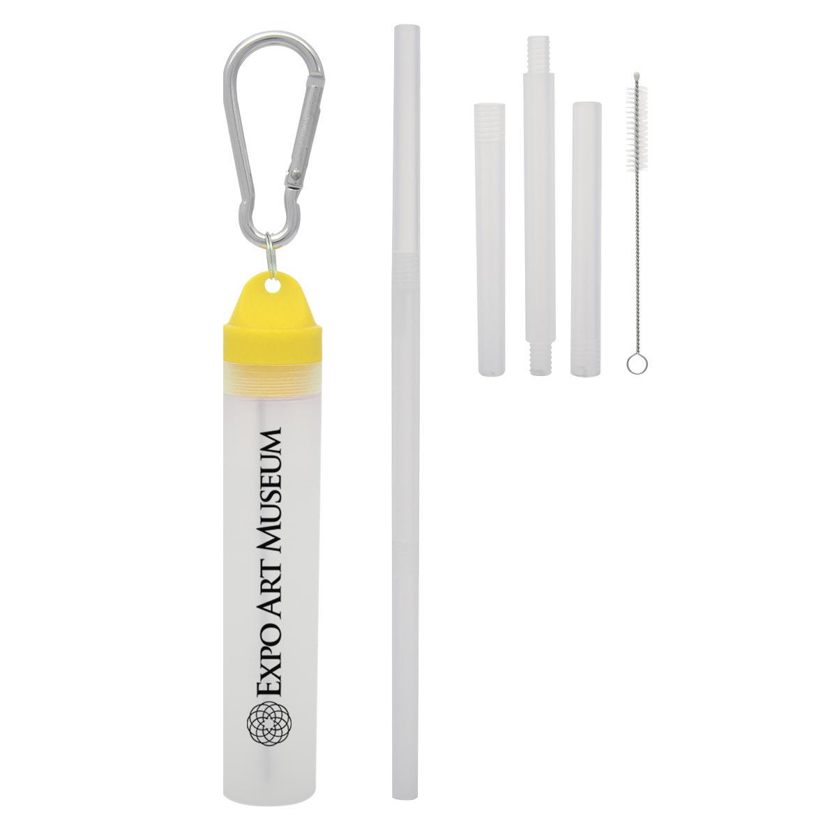 Buildable straw kit in travel case Corporate Specialties