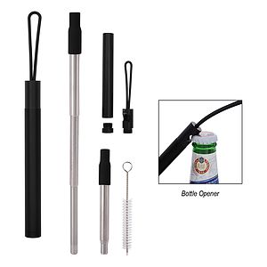 STRAW KIT WITH BOTTLE OPENER