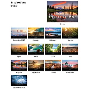 Inspirations Spiral Wall Calendar