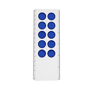 6" Push Pop Stress Reliever Ruler