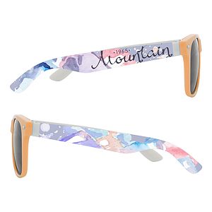 Full Color Colorblock Malibu Sunglasses