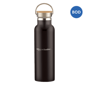 21 Oz. Liberty Stainless Steel Bottle With Wood Lid