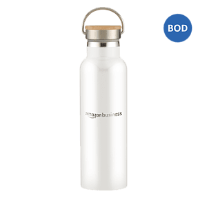 21 Oz. Liberty Stainless Steel Bottle With Wood Lid