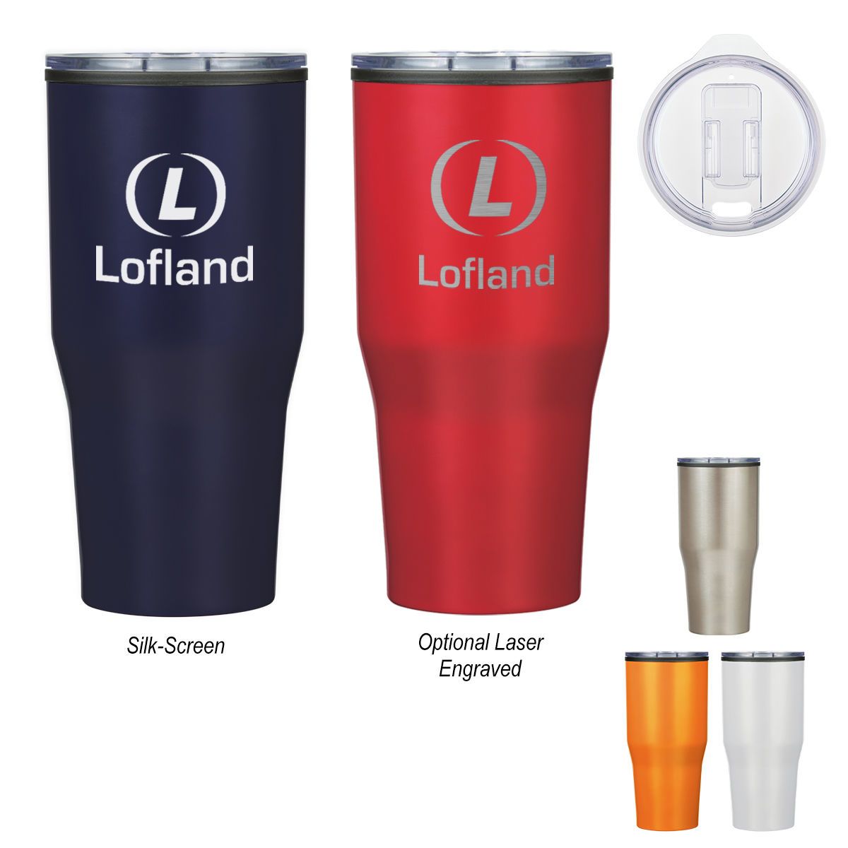 30 Oz. Rossmoor Stainless Steel Tumbler