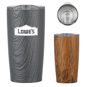 20 Oz. Woodtone Himalayan Tumbler With Stuffer And Custom Box