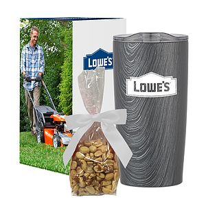 20 Oz. Woodtone Himalayan Tumbler With Stuffer And Custom Box
