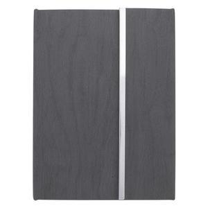 Woodgrain Padfolio With Sticky Notes And Flags