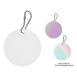 Acrylic Zipper Pull - Circle