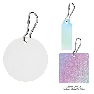 Acrylic Zipper Pull - Custom Shape 3"