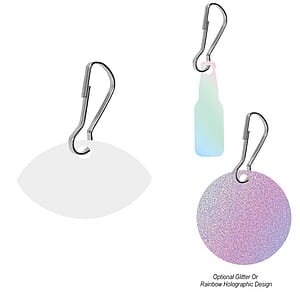 Acrylic Zipper Pull - Custom Shape 2"