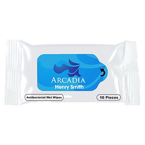 Antibacterial Wet Wipe Packet