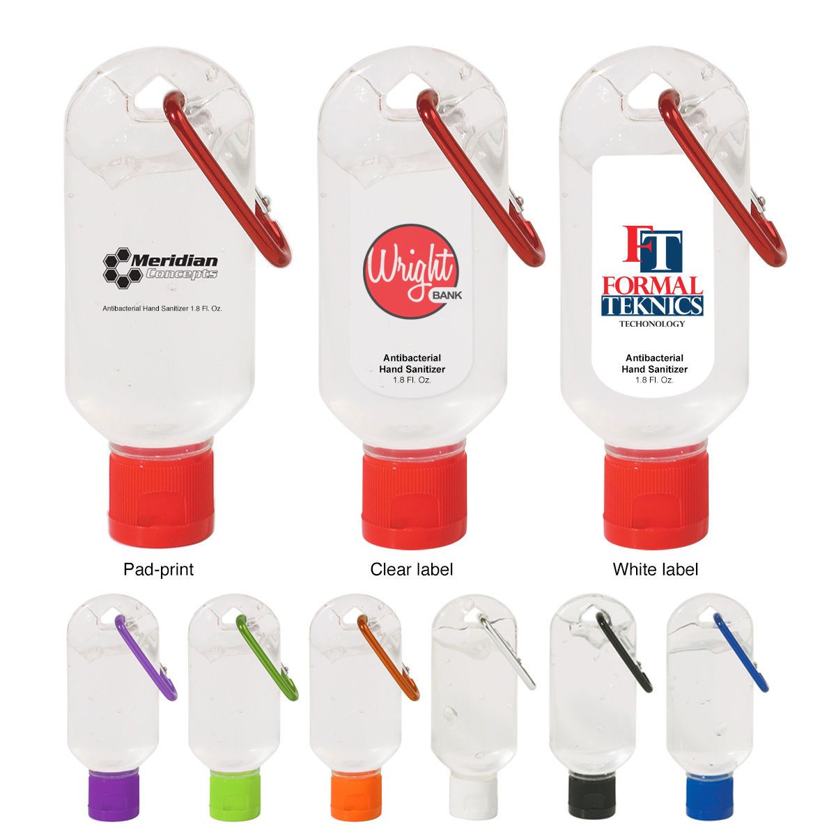 1.8 OZ. HAND SANITIZER WITH CARABINER