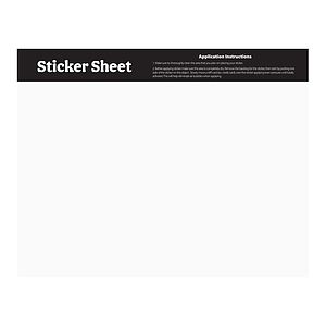 Sticker Sheet 5.5 x 7 Custom Shapes