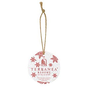 Bloomin® Circle Shaped Plantable Holiday Ornament