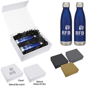 16 Oz. Swiggy Stainless Steel Bottle Gift Set