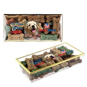 Dog Bones in a Gold Rimmed Box