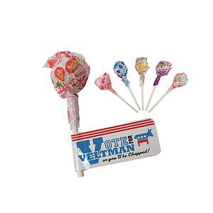 Dum Dum Pop W/ Flag or Four Color Process Box