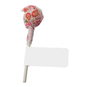 Dum Dum Pop W/ Flag or Four Color Process Box