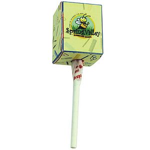Dum Dum Pop W/ Flag or Four Color Process Box