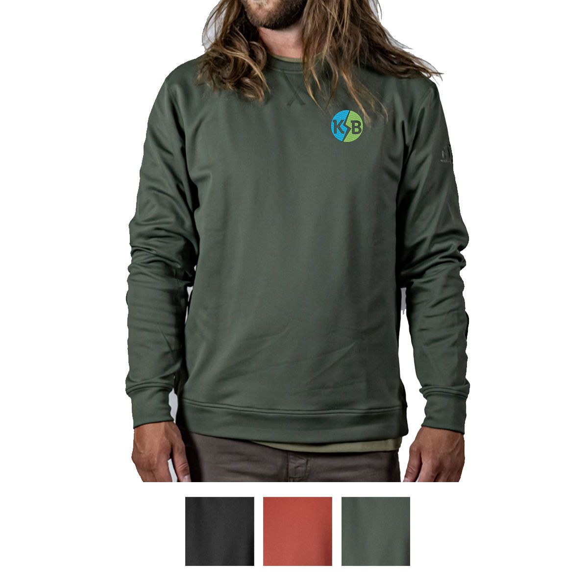 Promotional Mountain standard overland fleece crew Personalized With