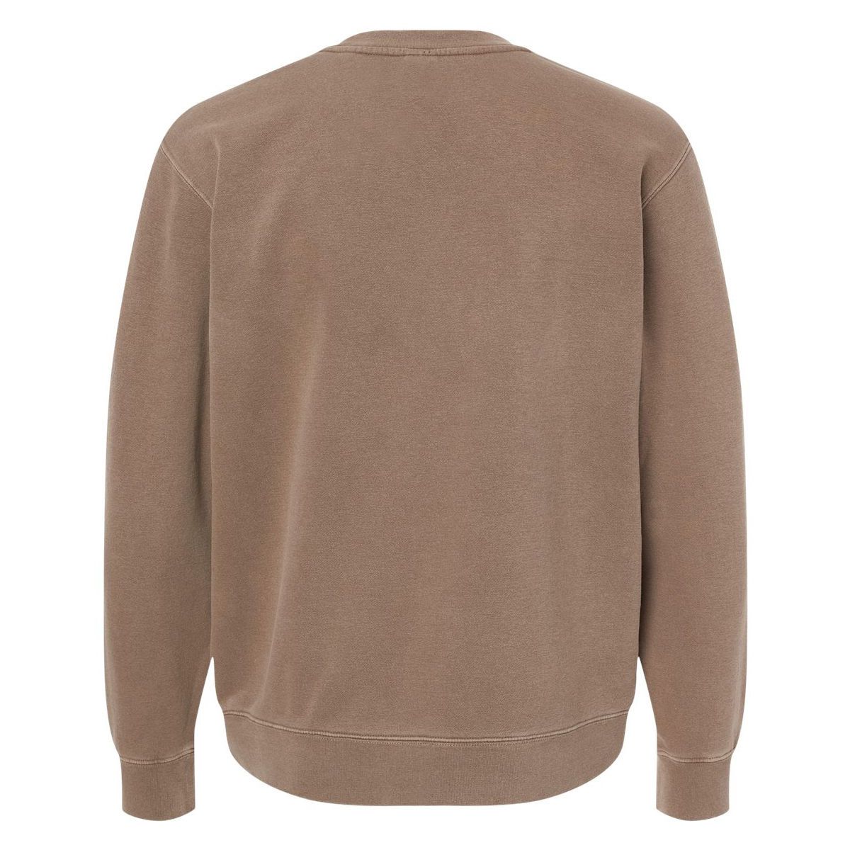Independent trading company unisex midweight pigment dyed crew - Technical View