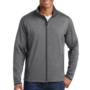 Sport-Tek Sport-Wick Stretch Contrast Full-Zip Jacket