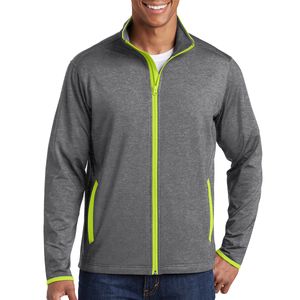 Sport-Tek Sport-Wick Stretch Contrast Full-Zip Jacket