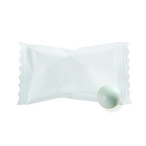 Pastel Chocolate Mints In A White Candy Shell - Custom Wrapper