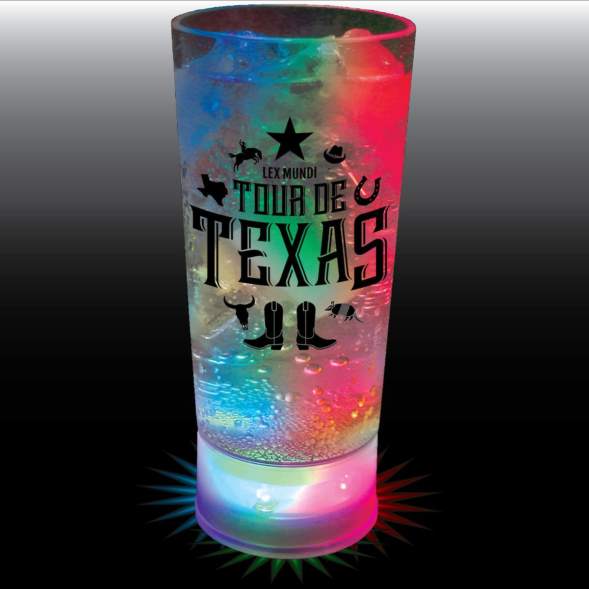 10oz 3-Light Plastic Cooler Cup
