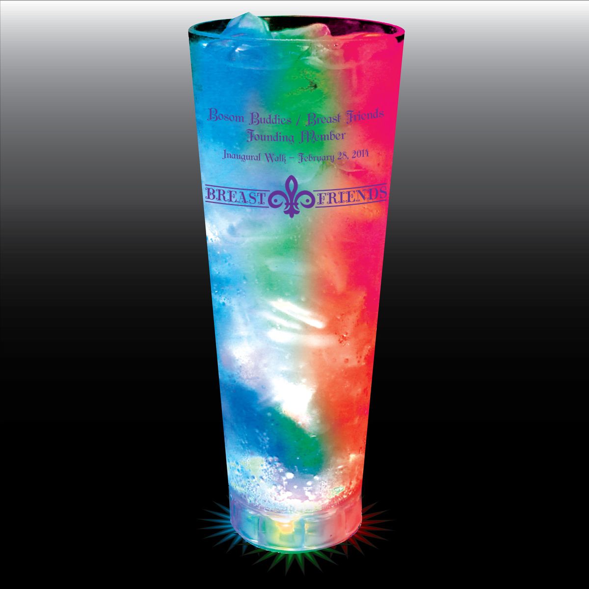 24oz 3-Light Large Volume Tall Plastic Cup
