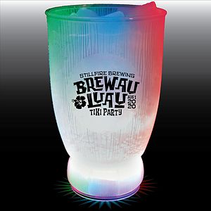 18oz 3-Light Plastic Coconut Cup