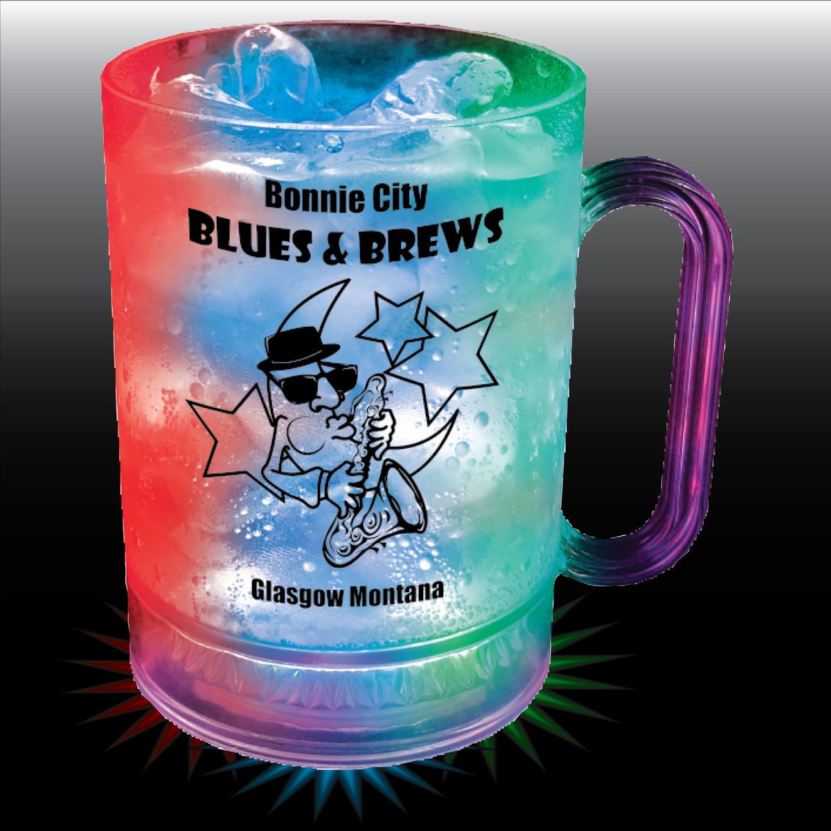 16oz 3-Light Plastic Mug with Handle